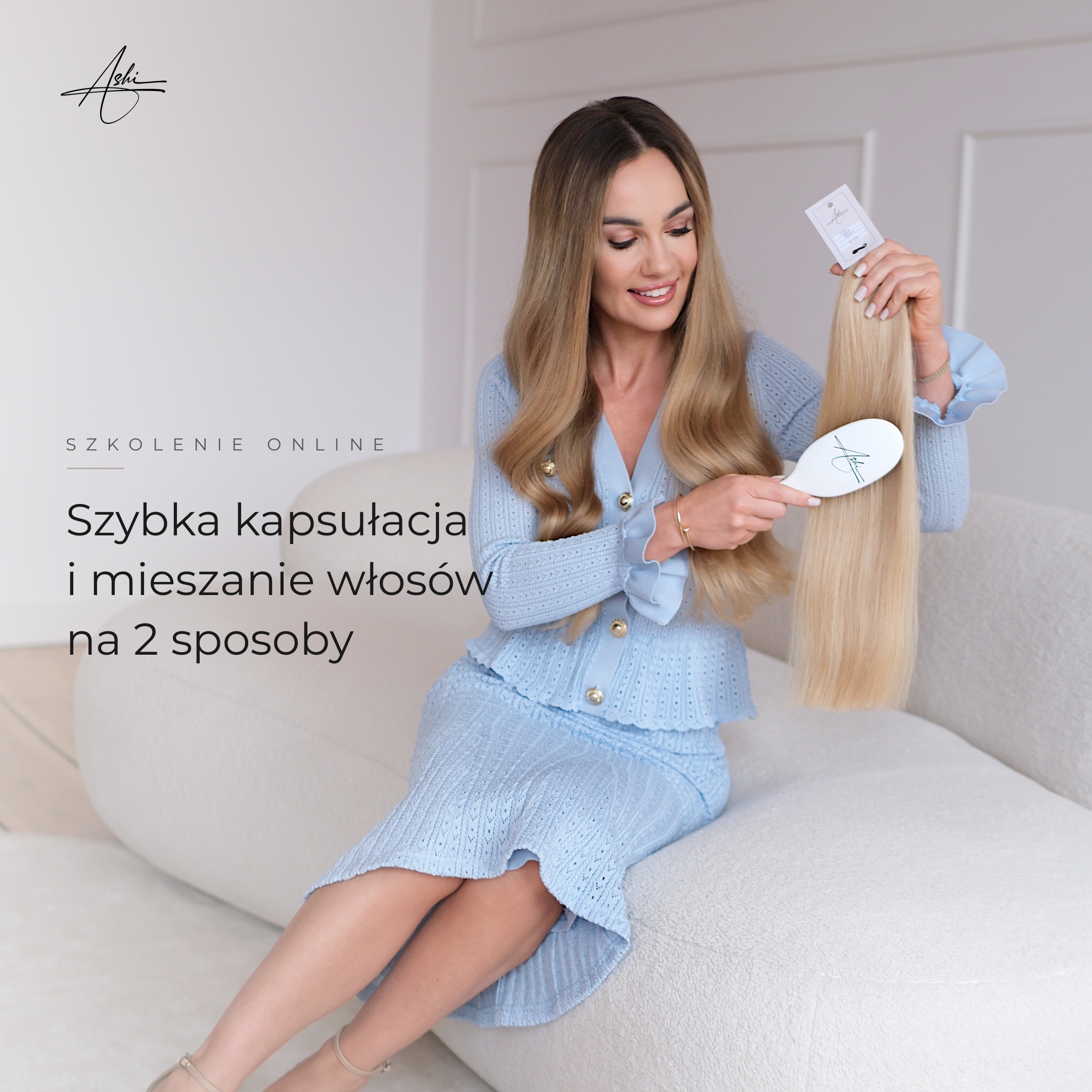 Szybka kapsułacja i mieszanie włosów na 2 sposoby