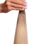 Włosy naturalne 3.0-10.1 włosy dziecięce bardzo ciemny brąz z jasny blond