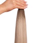 Włosy naturalne 3.0-12.0 włosy dziecięce ciemny brąz z bardzo jasny platynowy blond