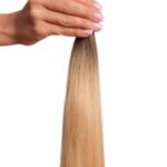 Włosy naturalne 4.0-9.13 włosy dziecięce ciemny brąz z piaskowy blond