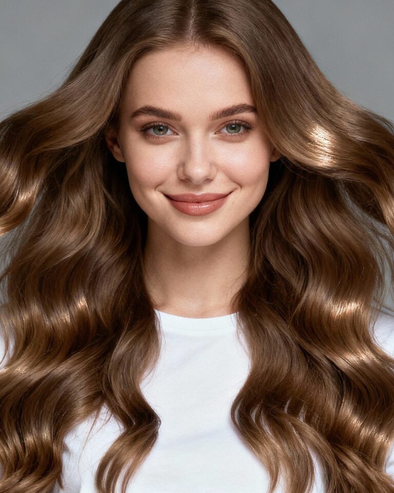 Włosy naturalne 6.2 falowane jasny chłodny brąz - obrazek 2