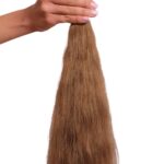 Włosy naturalne 7.1 falowane ciemny chłodny blond