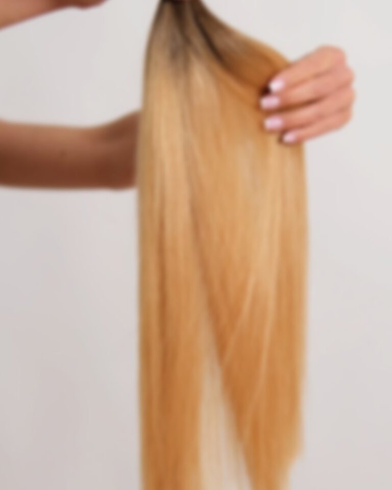 Włosy naturalne 2.0-10.1 włosy dziecięce bardzo ciemny brąz z jasny blond - obrazek 3