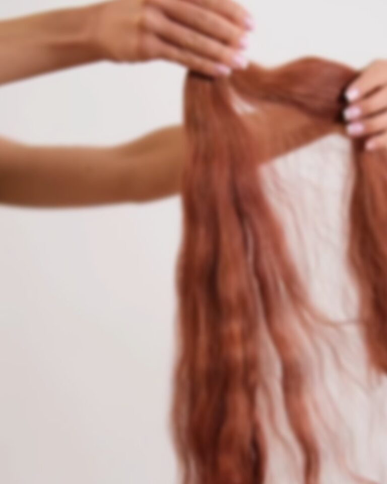 Włosy naturalne 5.5  falowane odcień miedziany - obrazek 3