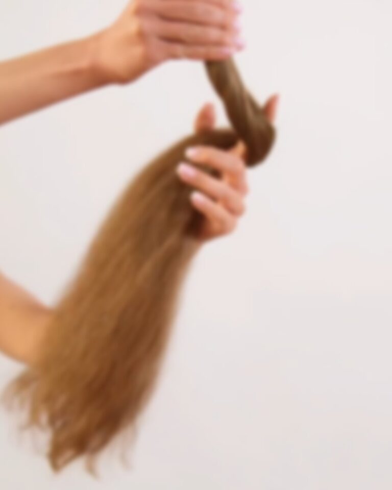 Włosy naturalne 7.1 falowane ciemny chłodny blond - obrazek 3