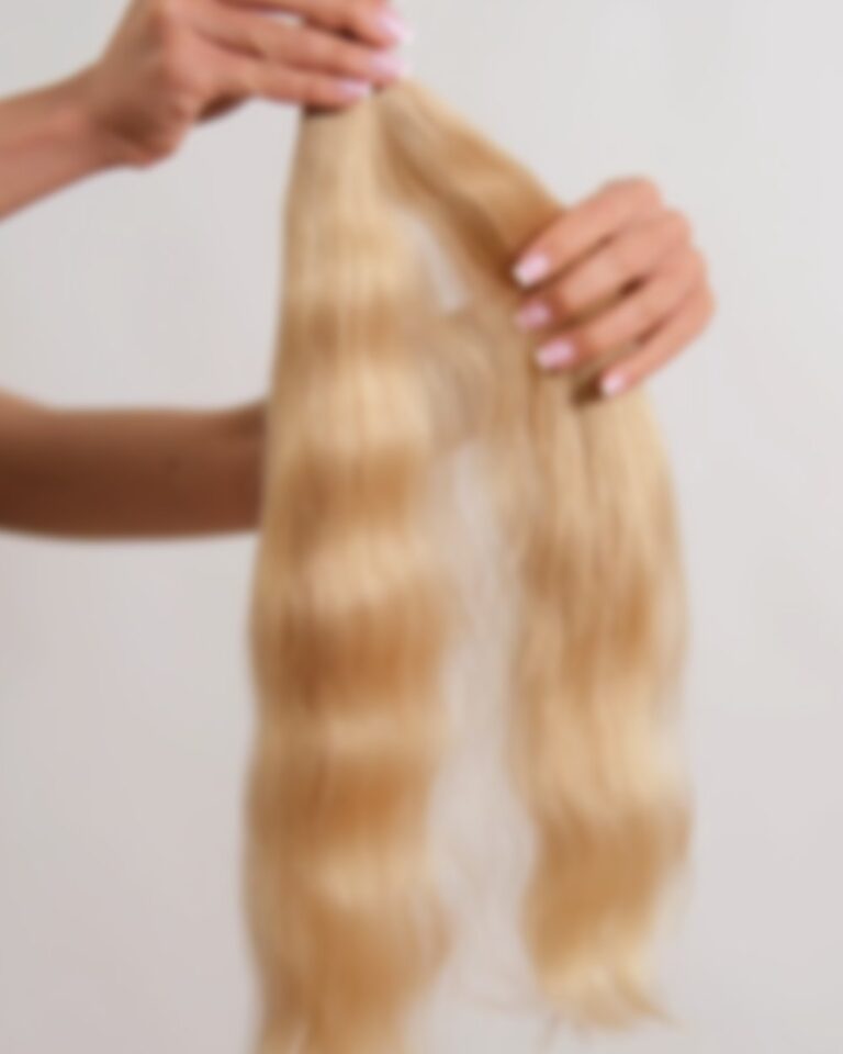 Włosy dziecięce 9.13 falowane piaskowy blond - obrazek 3