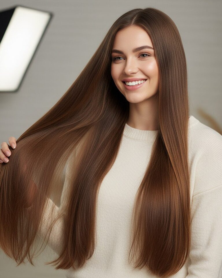 Włosy naturalne 4.0 czekoladowy ciemny brąz - obrazek 2