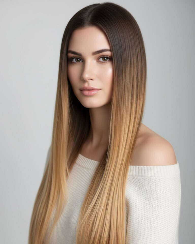 Włosy naturalne 4.0-9.0 włosy dziecięce ciemny brąz z piaskowy złoty blond - obrazek 2