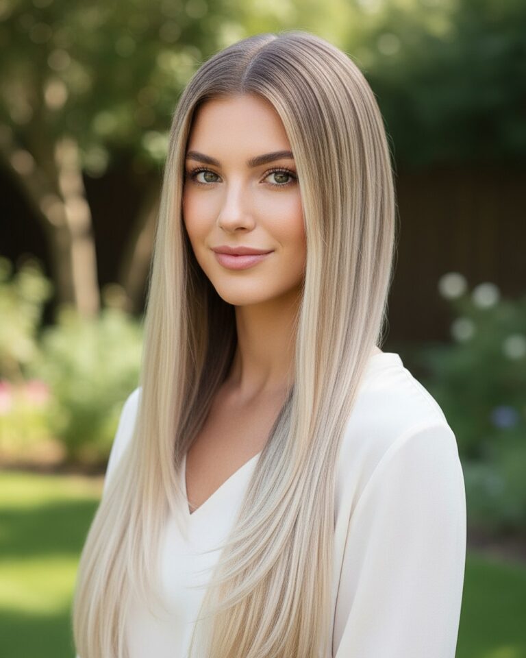 Włosy naturalne 6.0-12.0 włosy dziecięce średni brąz z bardzo jasnym blond - obrazek 2