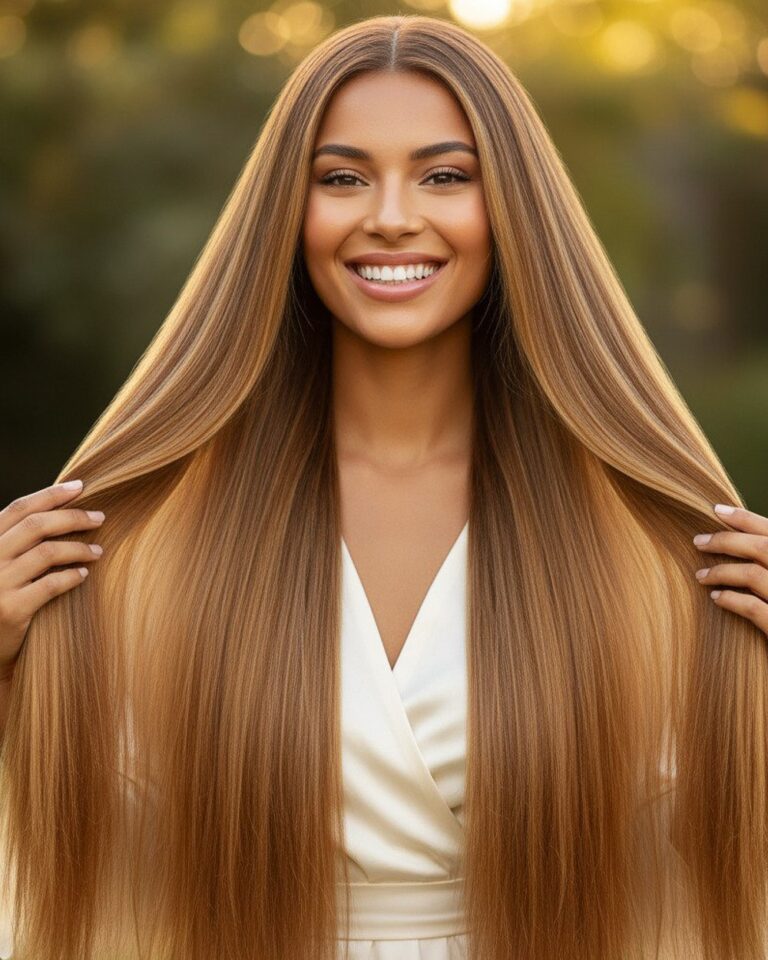 Włosy naturalne 7.7 ciemny ciepły blond - obrazek 2