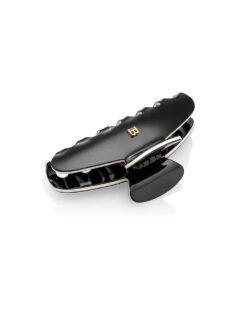 Klamerka do włosów L Balmain czarno-srebrna - obrazek 2